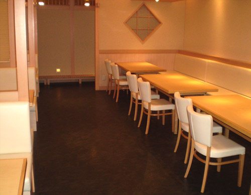 2Ｆ洋食レストラン居抜き店舗内装の写真